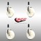 Service Caster 5 Inch 316SS Nylon Wheel Swivel 1-1/8 Inch Expanding Stem Caster Set SCC SCC-SS316EX20S514-NYS-118-4 - alternate 3